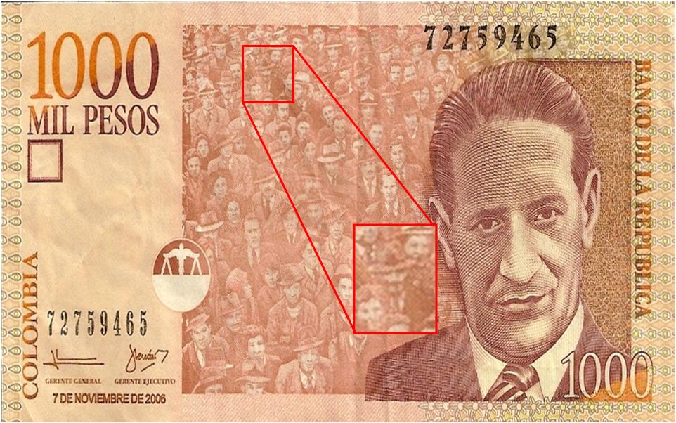Nuestra Nube 2.0 Anonymous en el billete de 1000 pesos