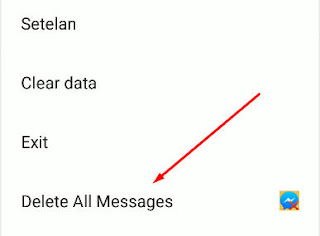 delete all messages facebook messanger