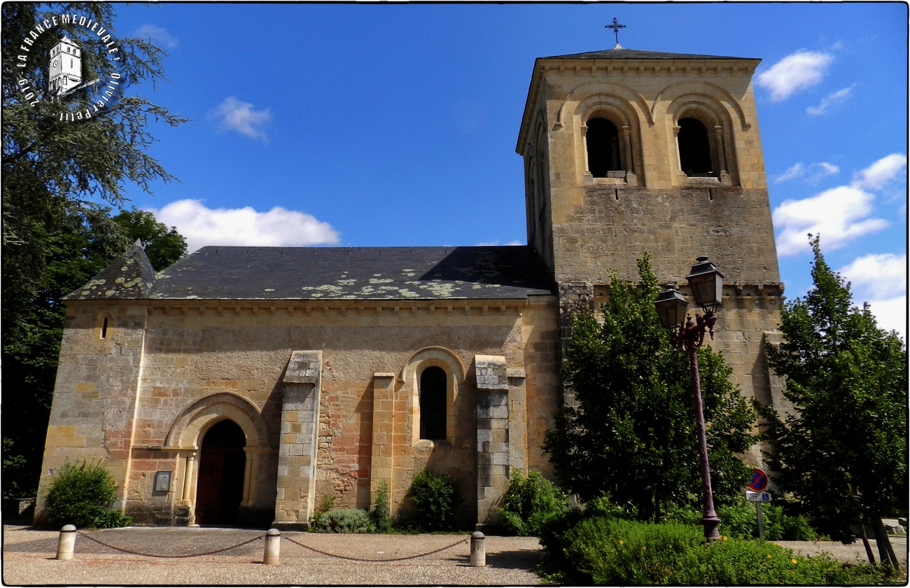 LA FRANCE MEDIEVALE SAINTLAURENTSURMANOIRE (24) Eglise Saint