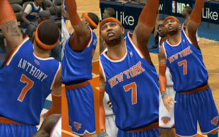 NBA 2K13 New York Knicks Jersey Mod
