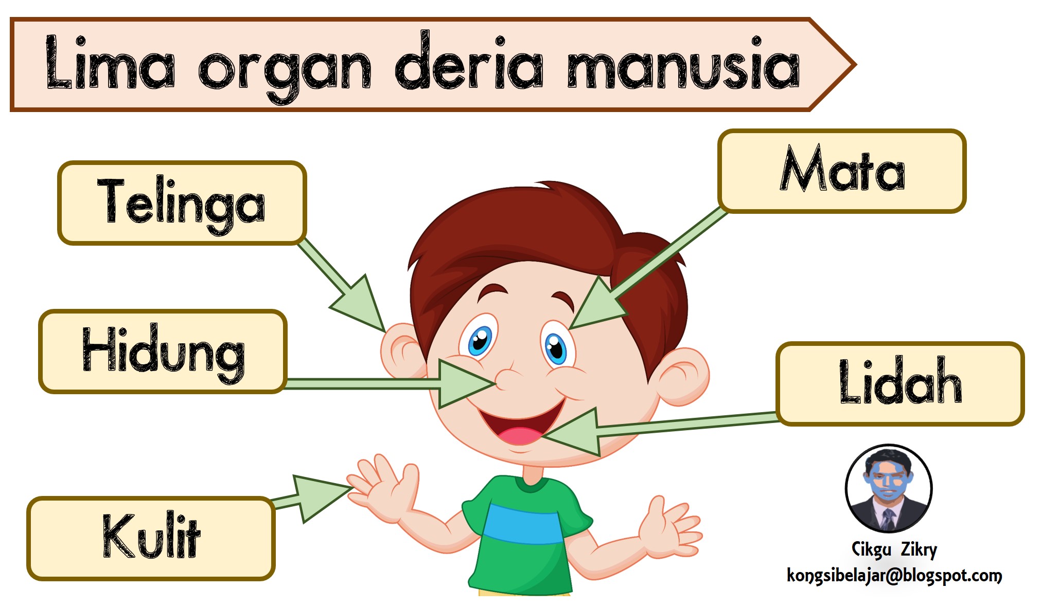 Kongsi Belajar Sains Tahun 1 Organ Deria Manusia