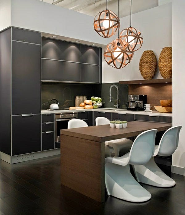 10 Estupendas fotos de cocinas pequeñas - Colores en Casa