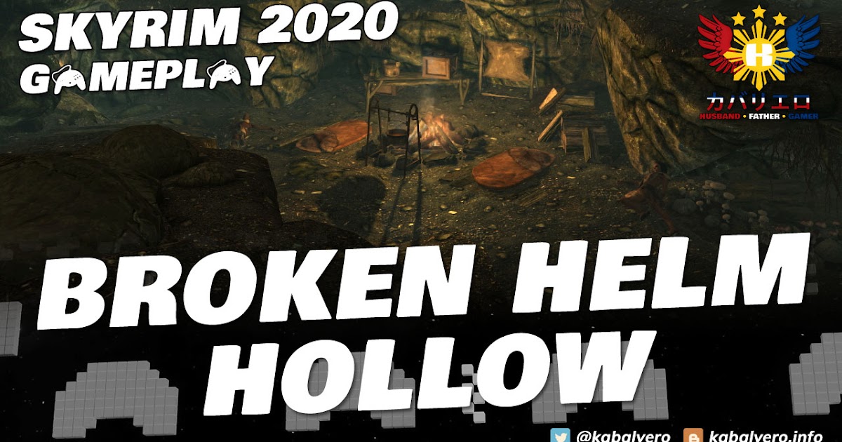 (Modded) SKYRIM Gameplay 2020! Bandit Leader at Broken Helm Hollow