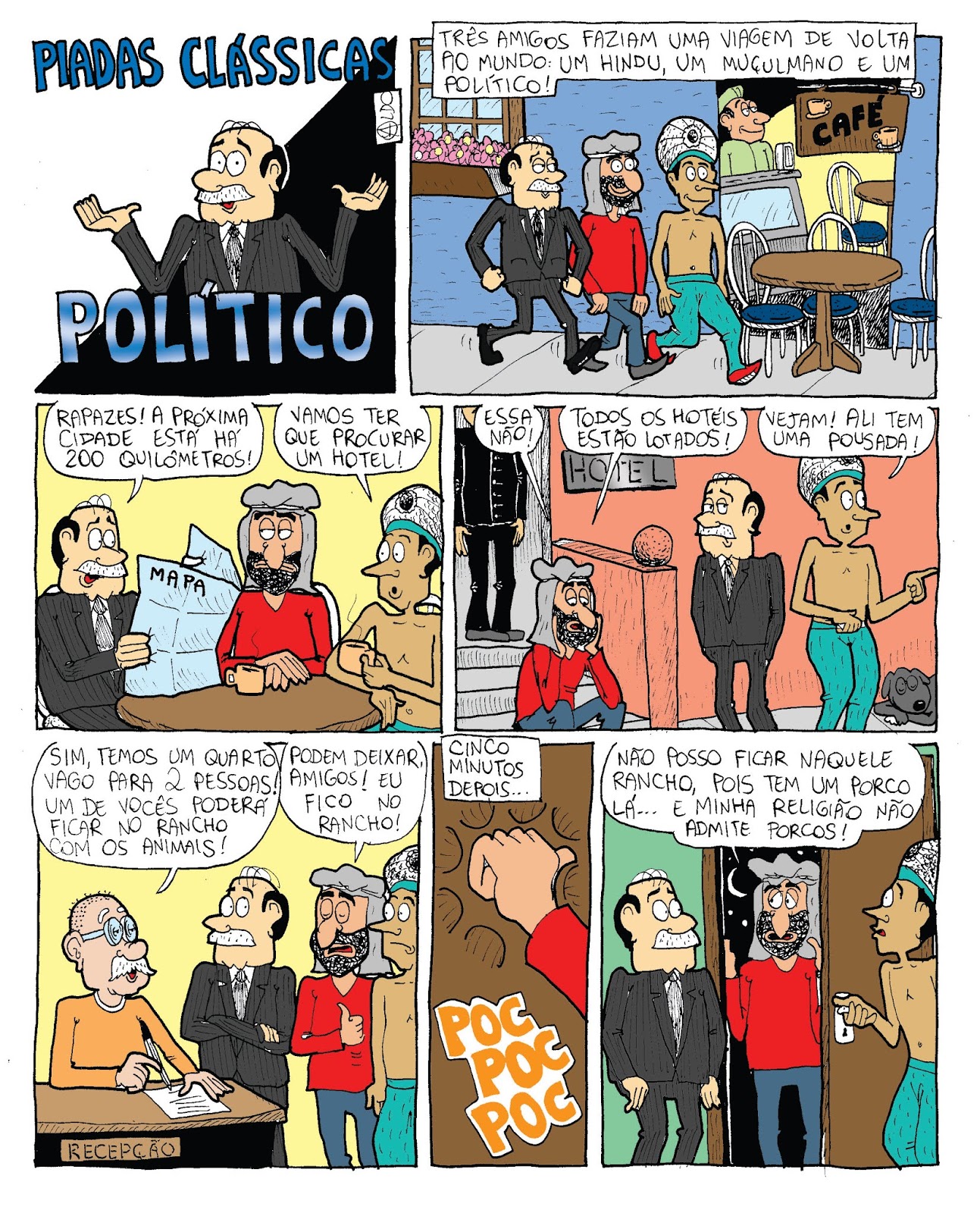 Outras PIADAS CLÁSSICAS Revista CARTUM nº 135