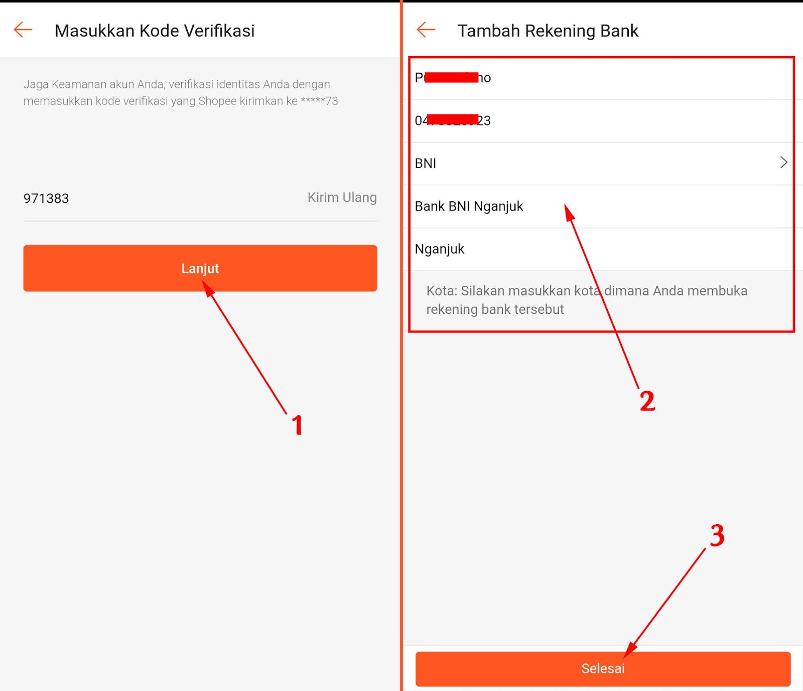 Cara tarik dana di shopee