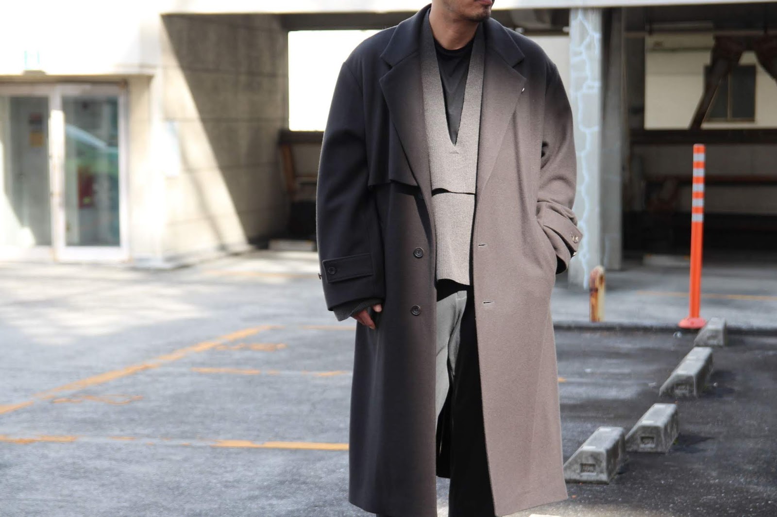 19AW stein LAY CHESTER COAT DARK NAVY 新品 | angeloawards.com