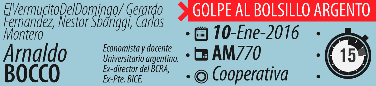  RM Audios . Arnaldo Bocco La solución económica de Macri