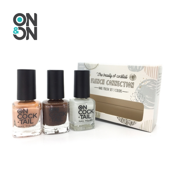 SET SƠN MÓNG 3x6ML FRENCH CONNECTION - ON&ON SET SƠN MÓNG 3x6ML FRENCH CONNECTION - ON&ON