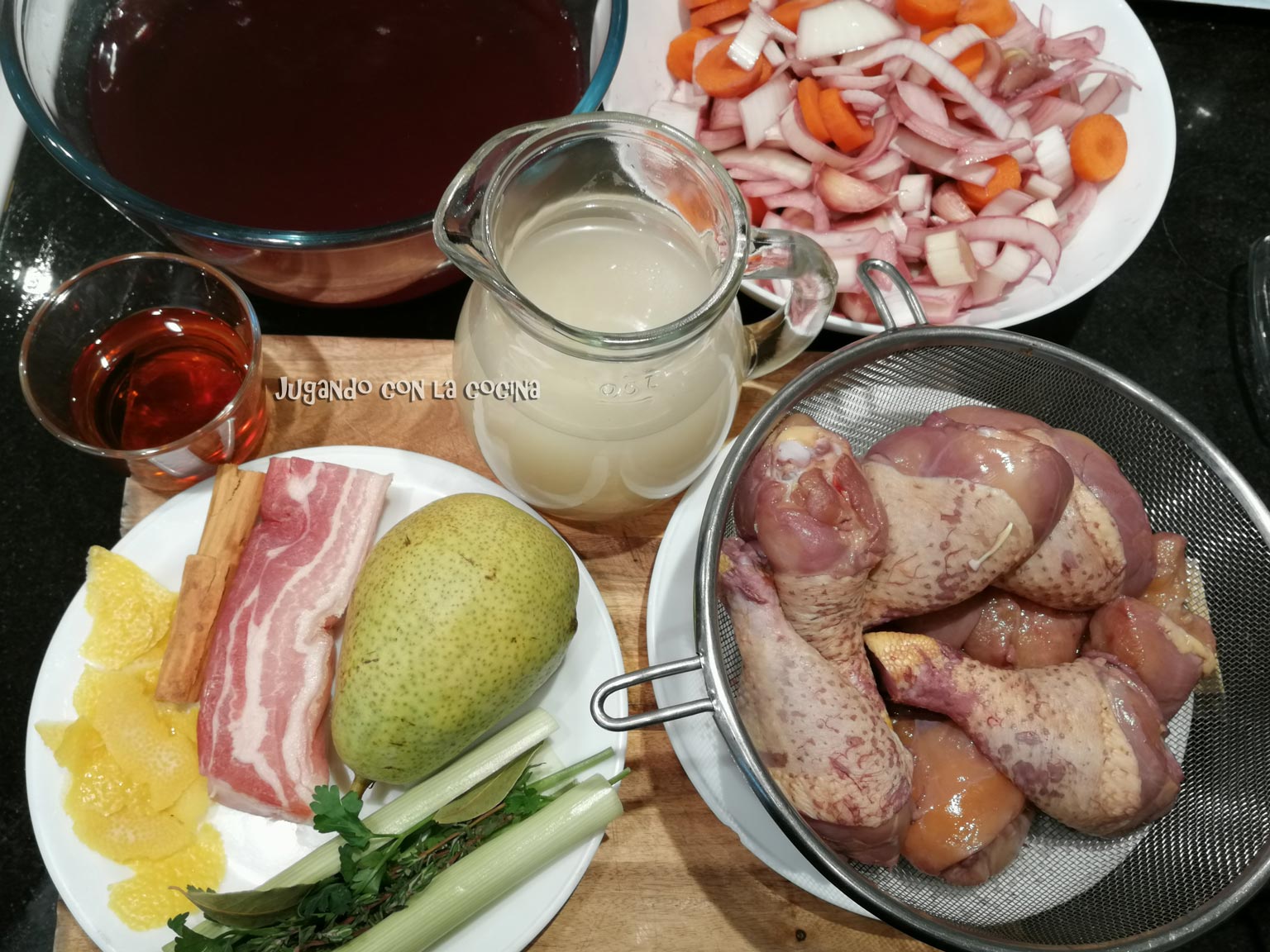 Pollo al vino (receta de Coq au vin) - Blog de Claudia&Julia