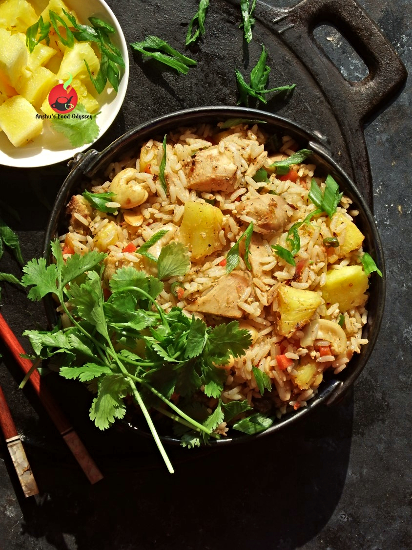 Pineapple Chicken Fried Rice