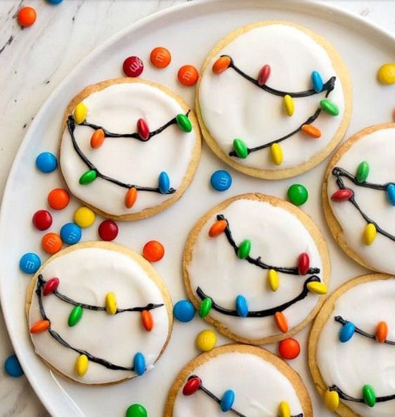 Christmas Lights Cookies Christmas Lights Cookies