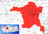 Çankaya ilçesinin nerede olduğunu gösteren harita
