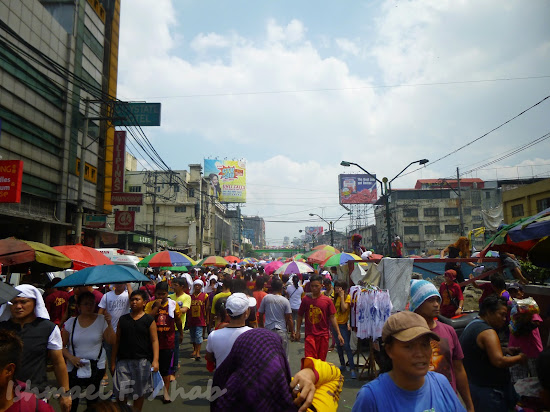 Devotees of the Black Nazarene at Quiapo Church