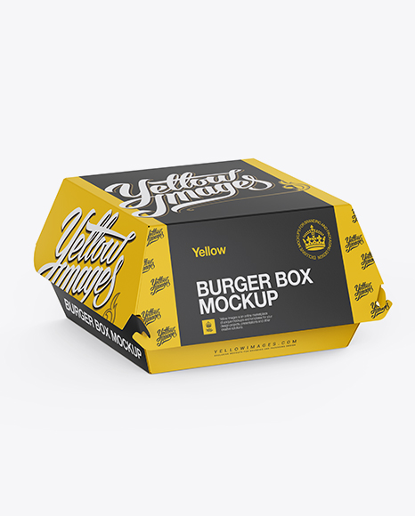 Download Paper Burger Box Mockup - Free PSD Mockups Smart Object ...