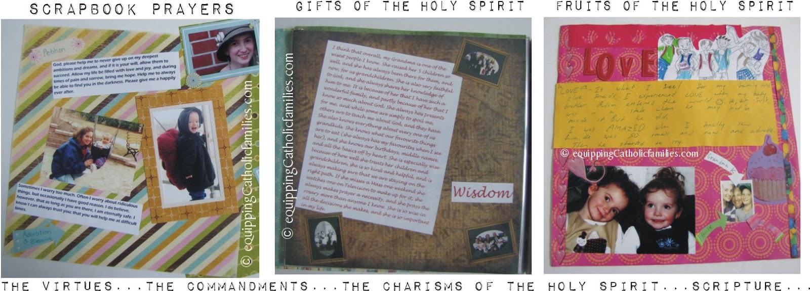 SSC Designs | Holy Sacraments | Godparents Scrapbook Paper