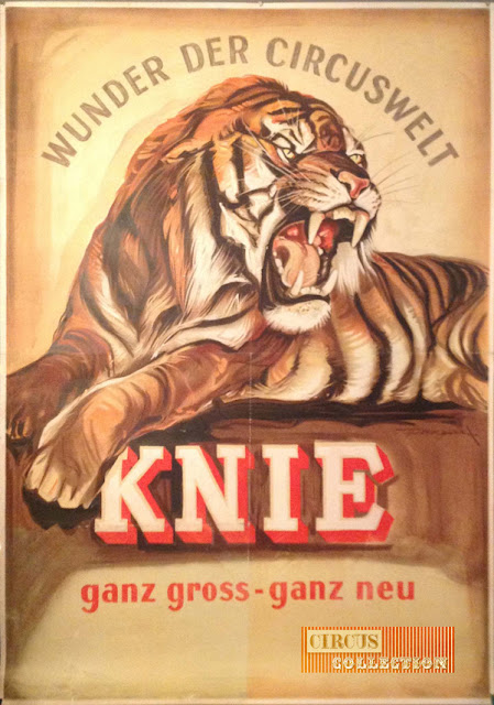affiche illustrée par un tigre  ganz Gross gang neu