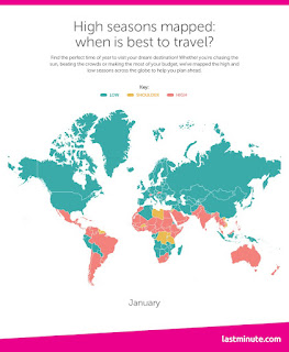 Where to travel in January high season