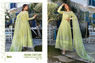 Shree fab Zainab Chotani Lawn collection 2 pakistani suits