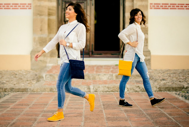 bolsos bandoleras en colores