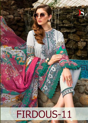 Deepsy Manufacture Firdous vol 11 Pakistani Suits