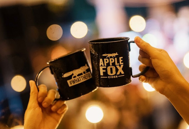 Apple Fox Cider, Apple Fox aluminum mug, Fox It, Apple Fox, Apple CIder, Lifestyle