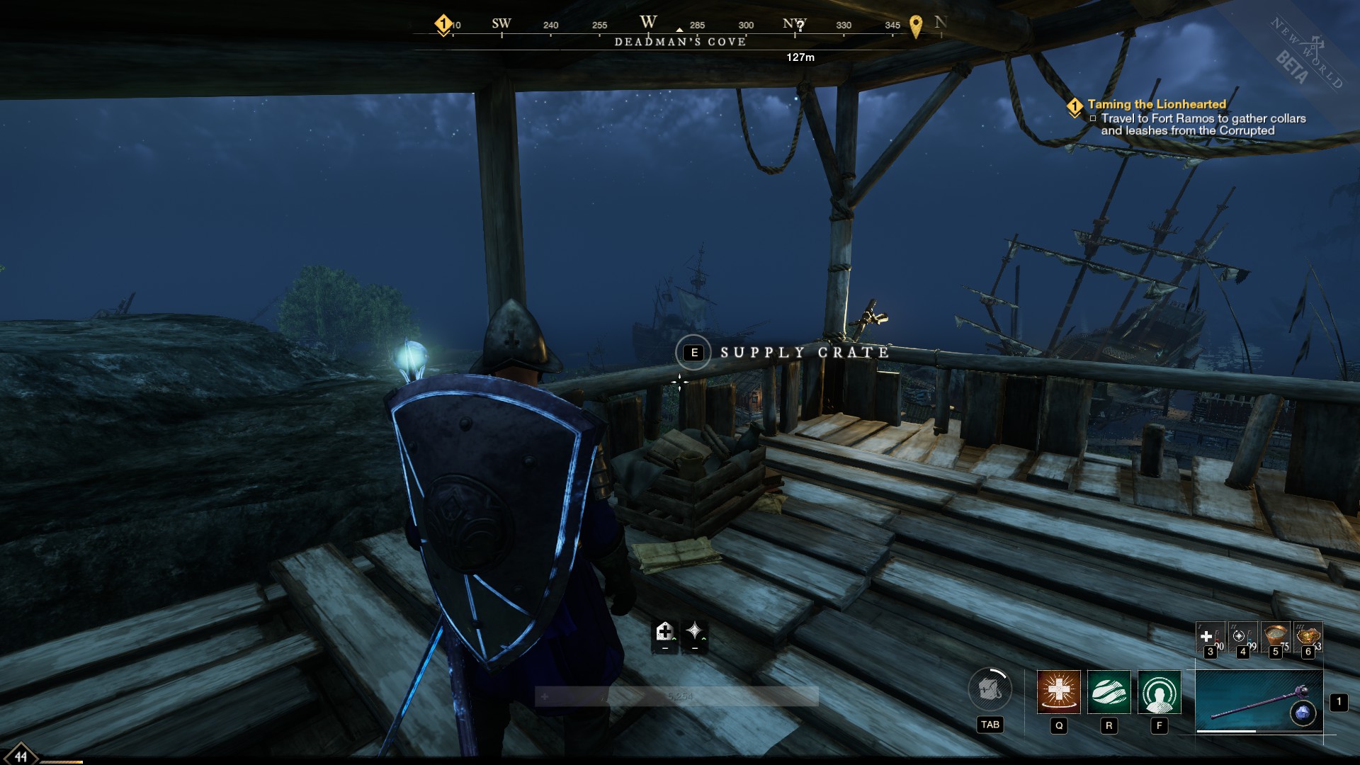 New World Deadman's Cove chest locations