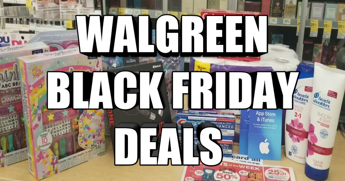 WALGREEN BLACK FRIDAY DEALS