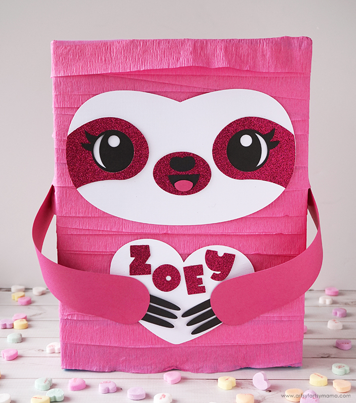 Sloth Heart Valentine Craft