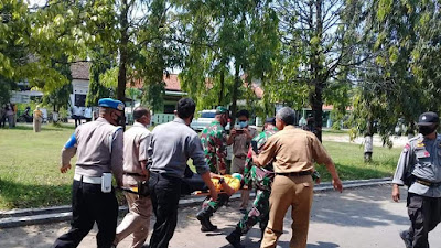 Peringati Hari Kesiapsiagaan Bencana, Pemerintah Kecamatan Pituruh Gelar Simulasi
