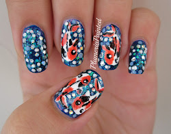 nail koi plumeriapainted nails