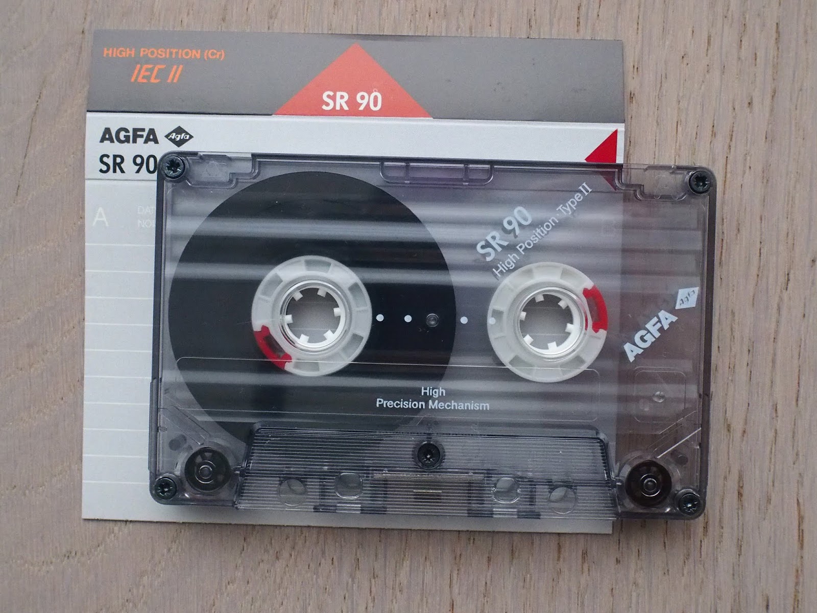 Agfa 1 X AGFA CRII-S  90 Superchrom HDX  Audio Cassette Tape  
