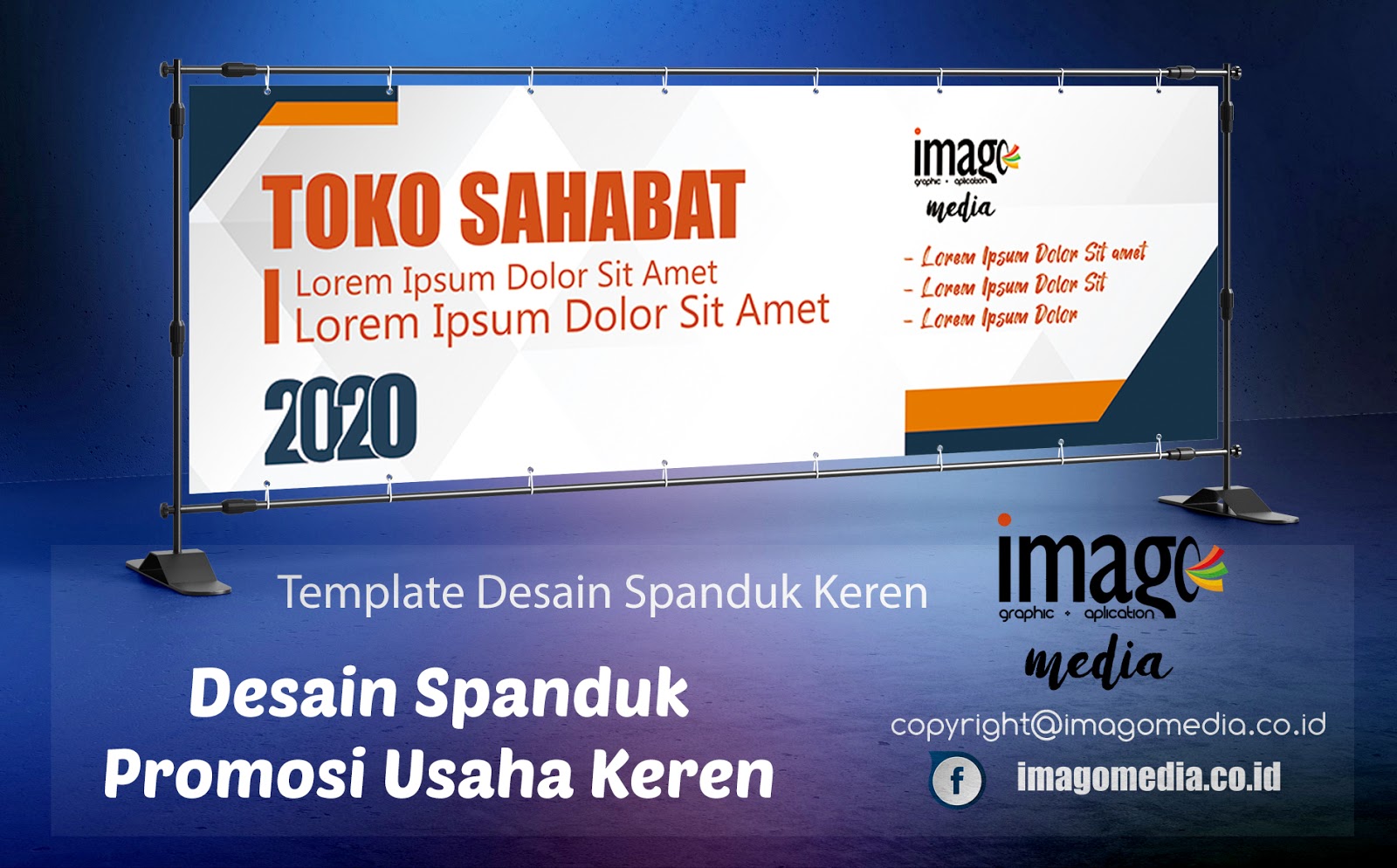 Desain Spanduk Promosi Usaha Keren Imago Media Home Of