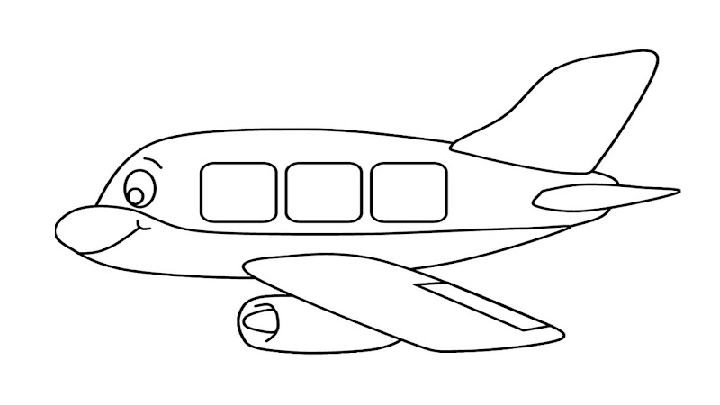 22+ Gambar Pesawat Animasi Hitam Putih, Inspirasi Spesial!