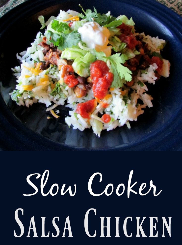 Cooking With Carlee Slow Cooker Salsa Chicken for Burrito Bowls