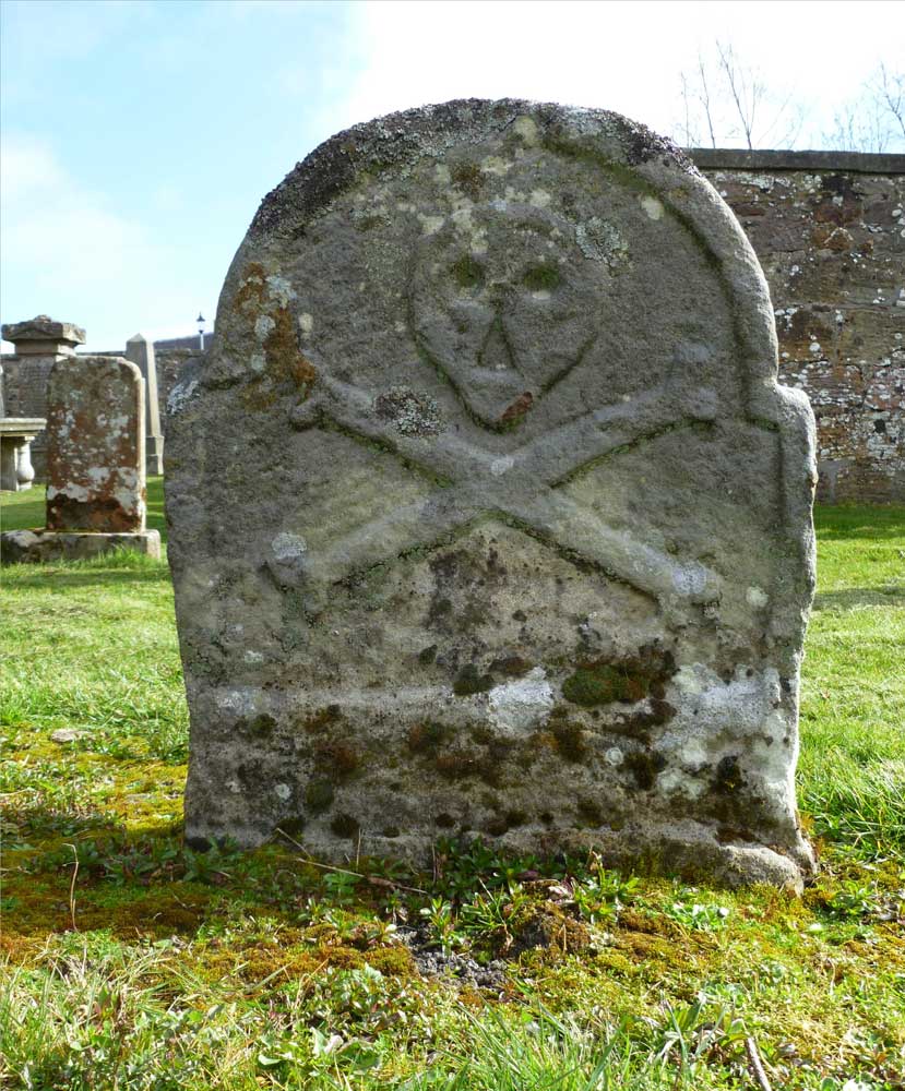 West Linton Graveyard Oldest Gravestone
