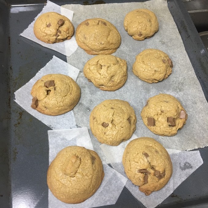 Dairy Milk Chocolate Cookies