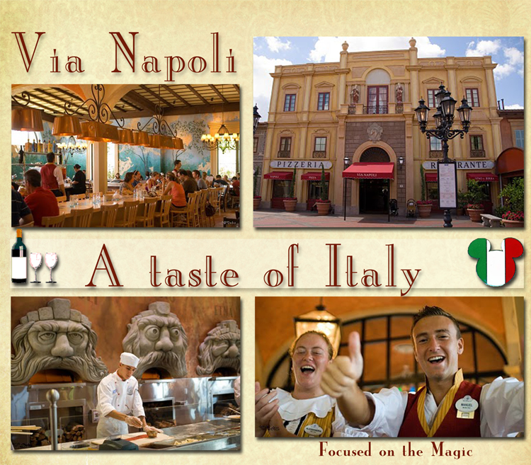 Via Napoli, a taste of Italy in Epcot's World Showcase