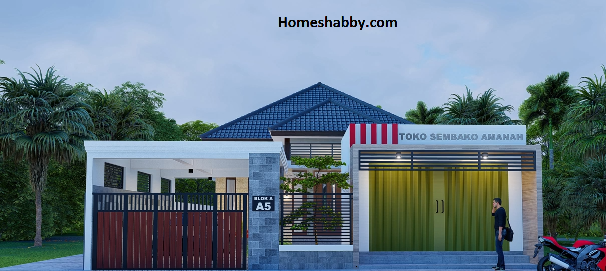 Kumpulan Desain Rumah Toko Yang Elegan Dan Bagus Untuk Di Kampung Homeshabby Com Design Home Plans Home Decorating And Interior Design