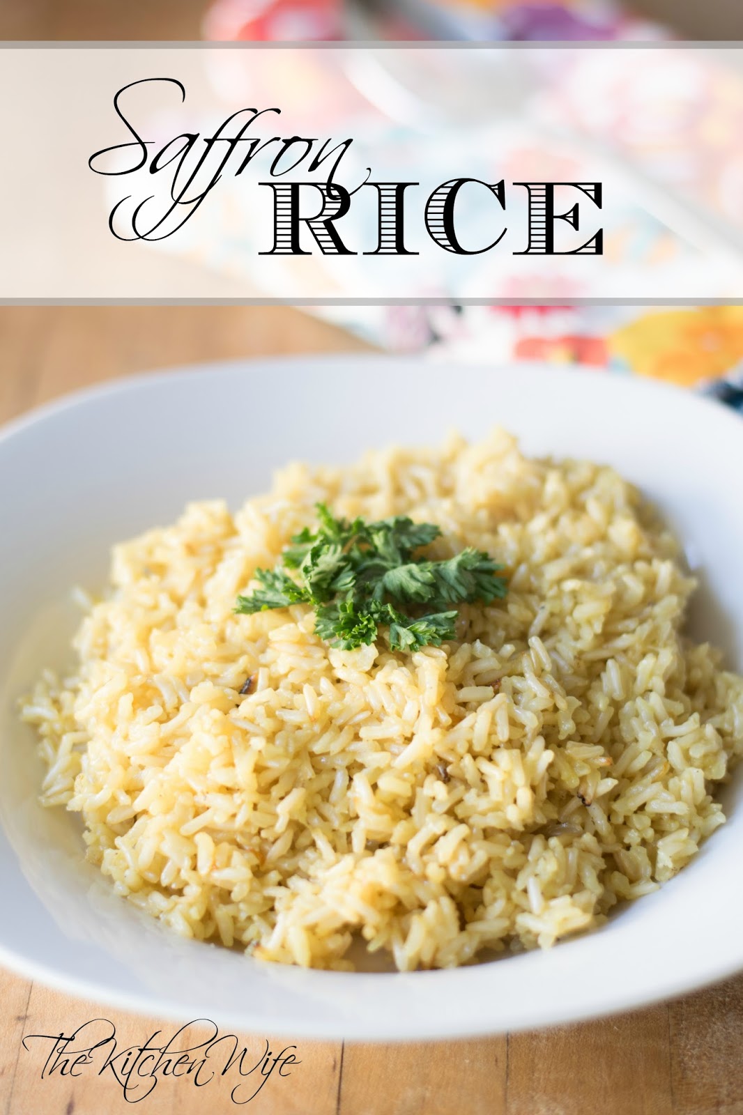 Saffron Rice Recipe The Kitchen Wife