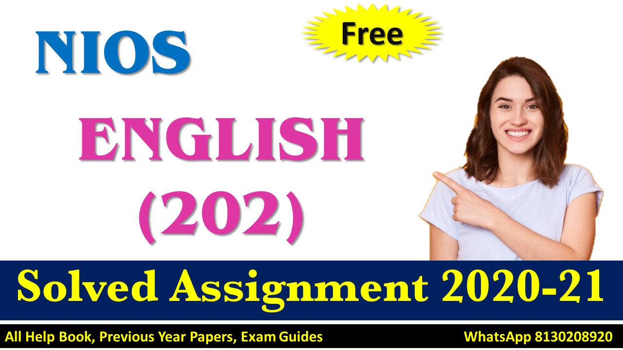nios assignment 10th class english
