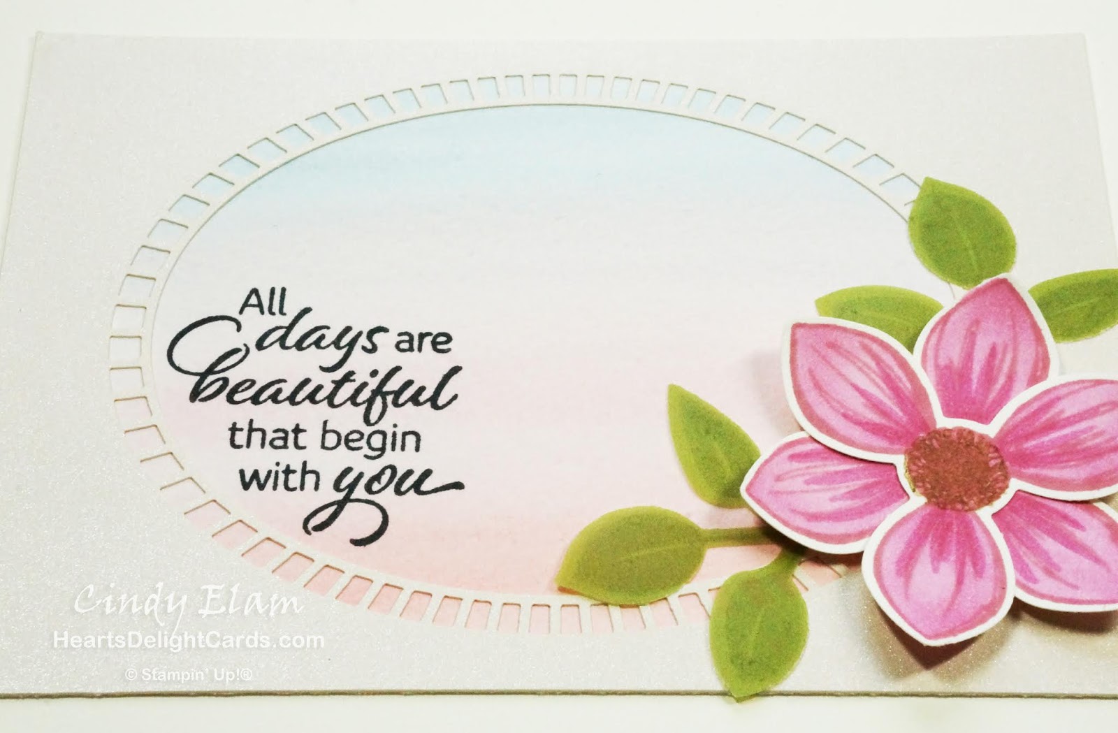 Heart's Delight Cards Floral Essence Sunrise