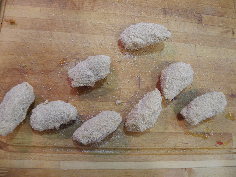 Croquetas preparada.