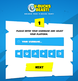 vbucks beast.com Free vbucks Fortnite via vbucksbeast com