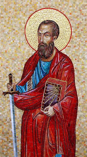 Мозаичная икона Святой Апостол Павел