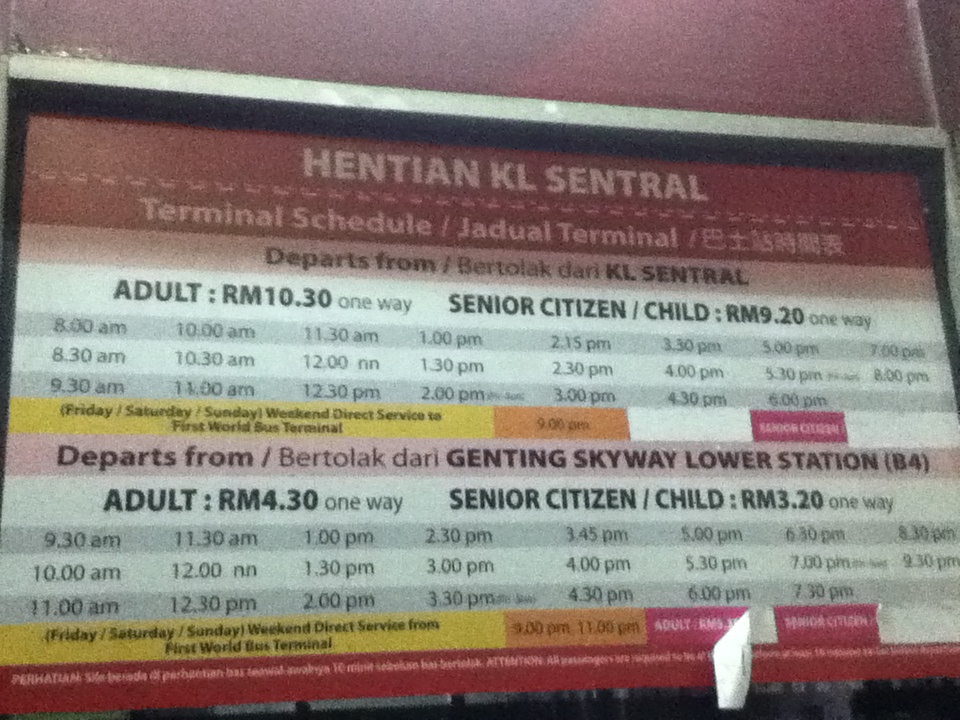 Bus From Kl To Genting  Jelajah Kuala Lumpur #7  Cara Pergi ke