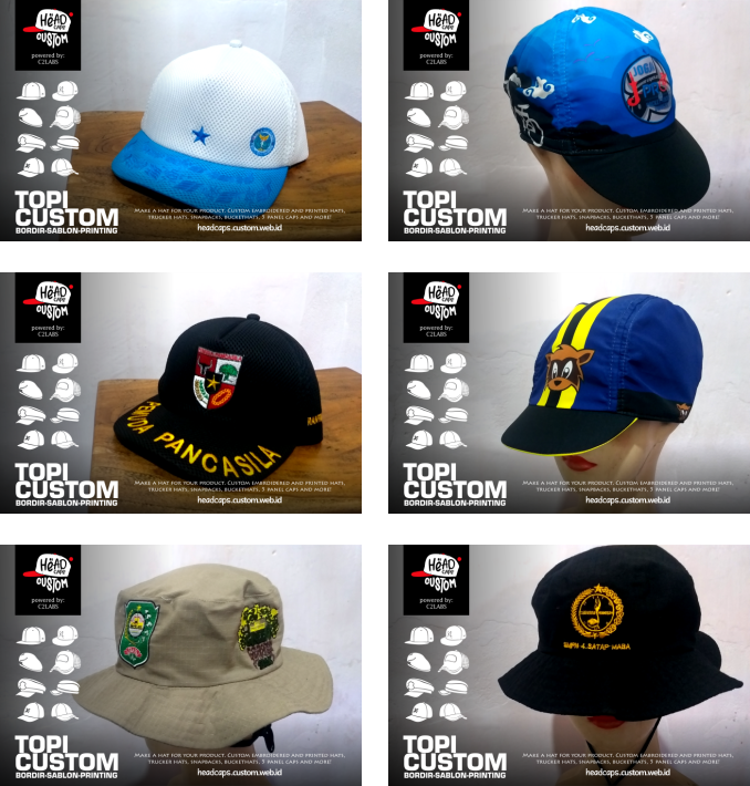 Bikin Topi Jogja Custom