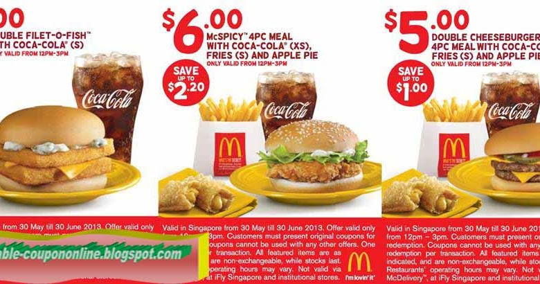 Printable Coupons 2021: Mcdonalds Coupons
