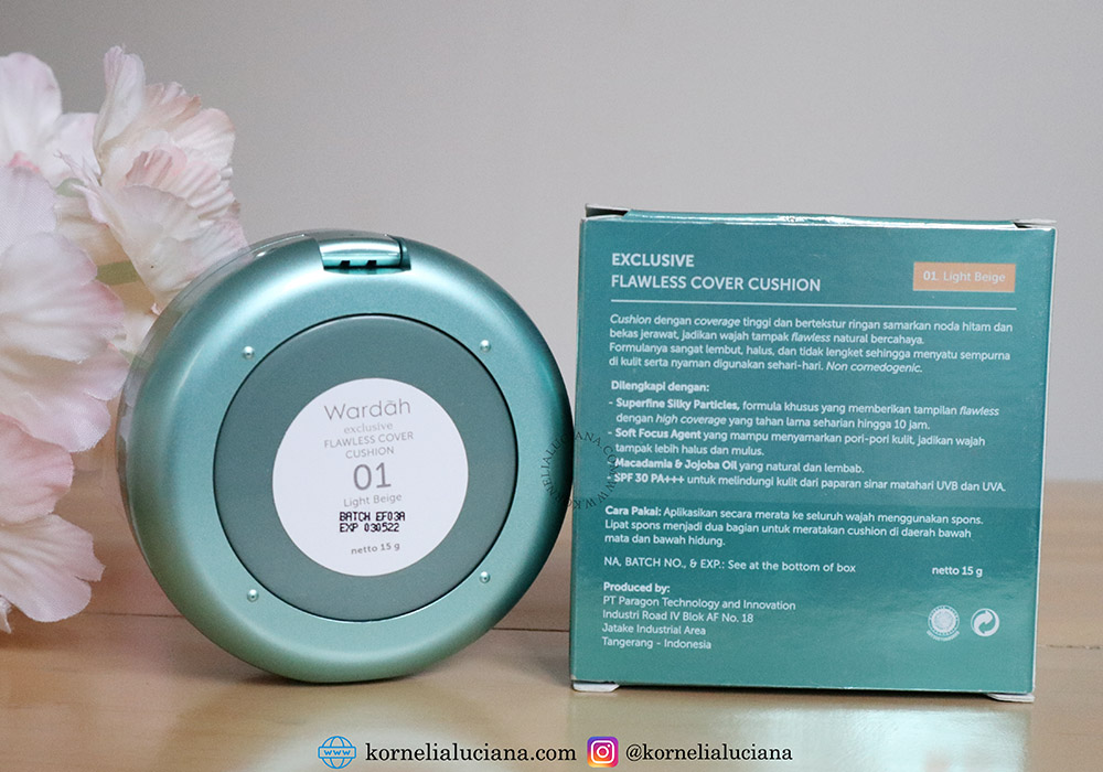 Review Wardah Exclusive Flawless Cover Cushion
