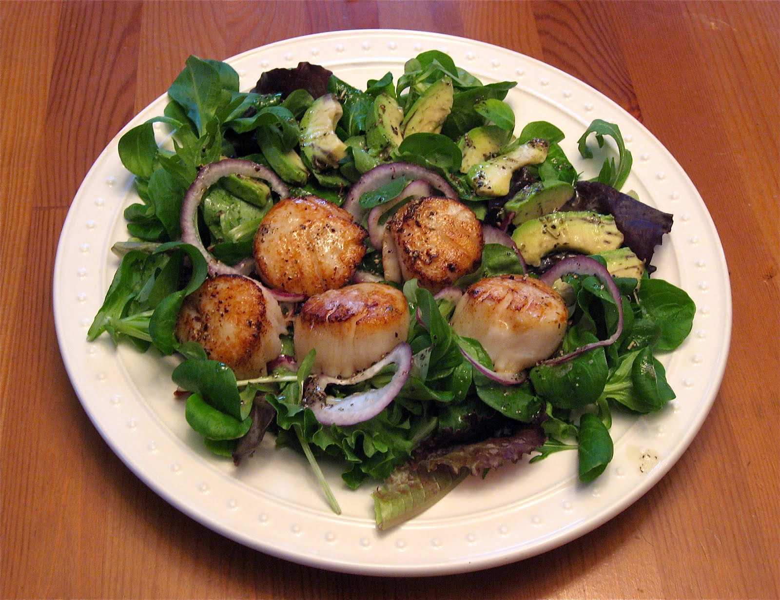 Tarts in the Kitchen Seared Scallop Salad