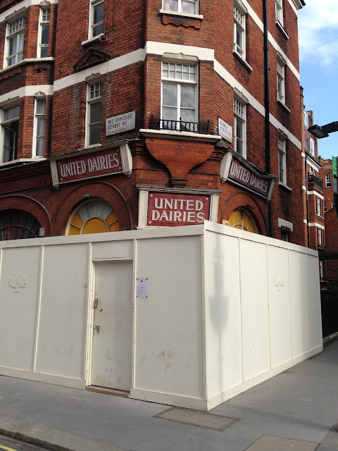 Ghost sign, Weighhouse Street, London W1